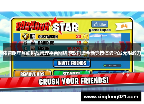 体育明星互动挑战管理平台网络游戏打造全新竞技体验激发无限潜力